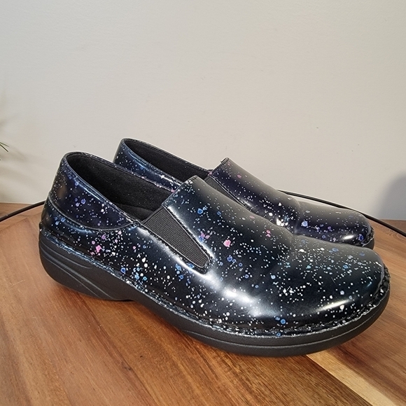 Spring Step Manila Clogs Women's Shoe Size 8.5 Patent Leather Work Multicolor - Picture 10 of 17